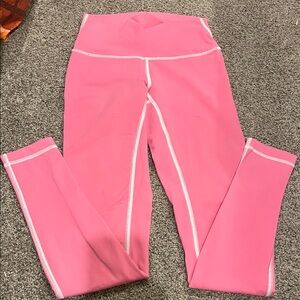 Lululemon hand dyed pink leggings
